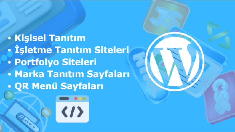 Modern ve Mobil Uyumlu WordPress Tanıtım Sitesi