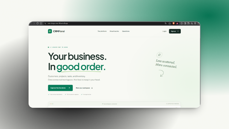 CRMPanel | CRM ve İş Yönetim Web Uygulaması