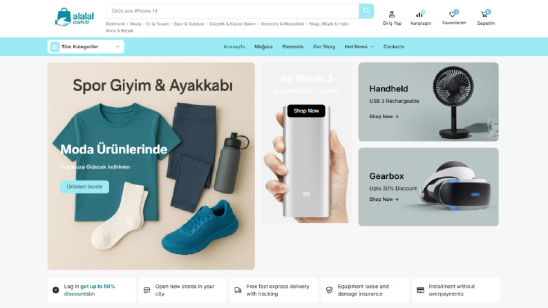 Size özgün e-ticaret sitesi geliştirebilirim