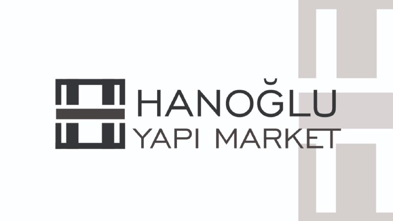 Hanoğlu Yapı Market Logo Tasarımı ve Mockup Çalışması