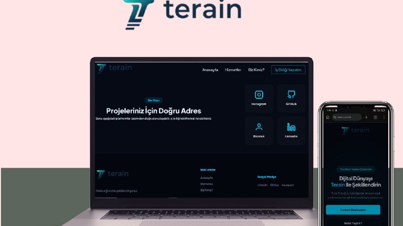 Modern ve Responsive Kurumsal Web Sitesi Tasarımı – Terain