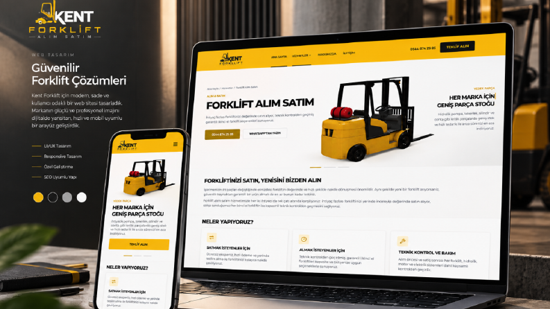 Kent Forklift — Kurumsal Web Sitesi Tasarımı