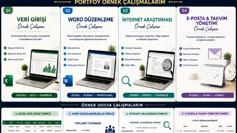 Sanal Asistanlık, Veri Girişi ve Ofis Desteği