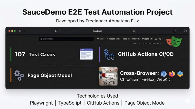 SauceDemo E2E Test Otomasyon Suite