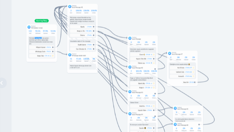 Manychat flow sistemi
