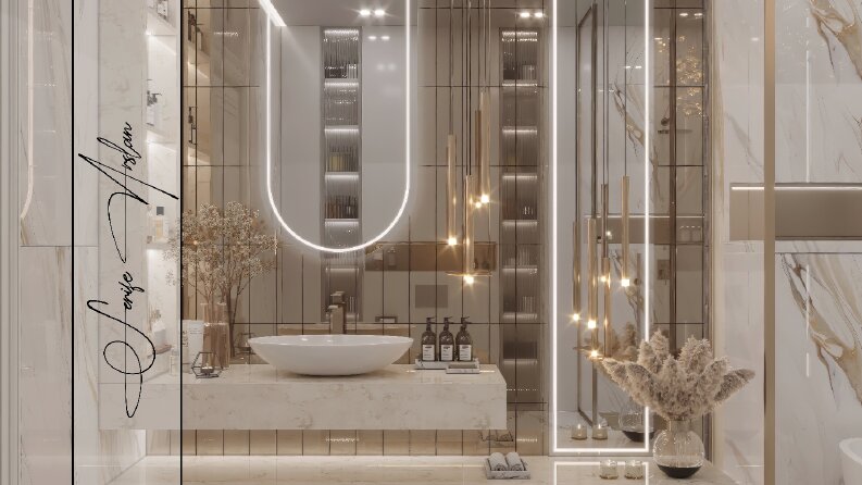 3D İç Mekan Görselleştirme_Banyo