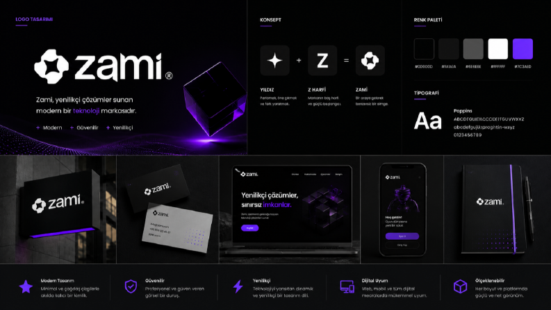 Zami Logo Tasarımı ve Marka Kimliği