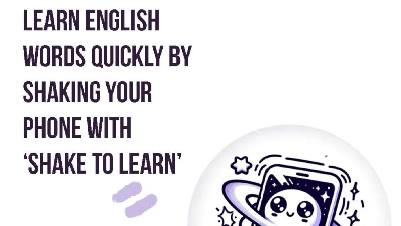 İnteraktif Web Uygulaması: Shake To Learn