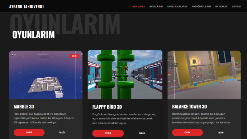 Kişiye & İşletmeye Özel Web Siteleri