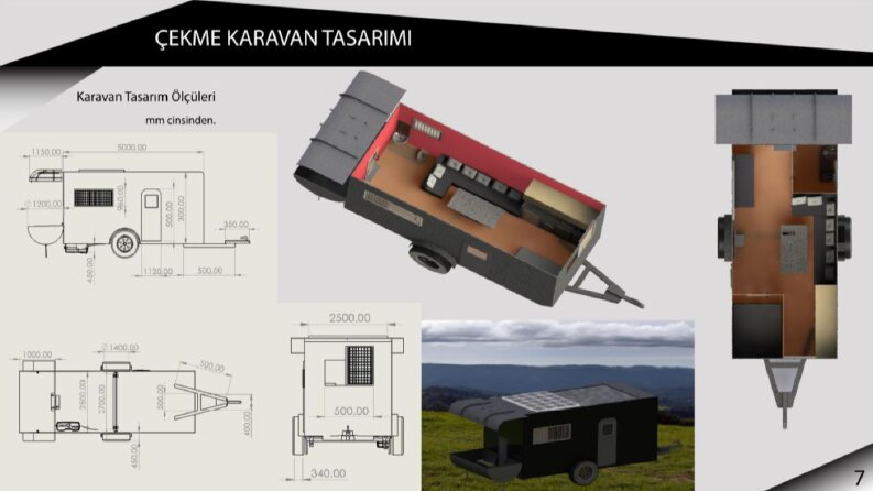 Çekme Karavan Tasarımı