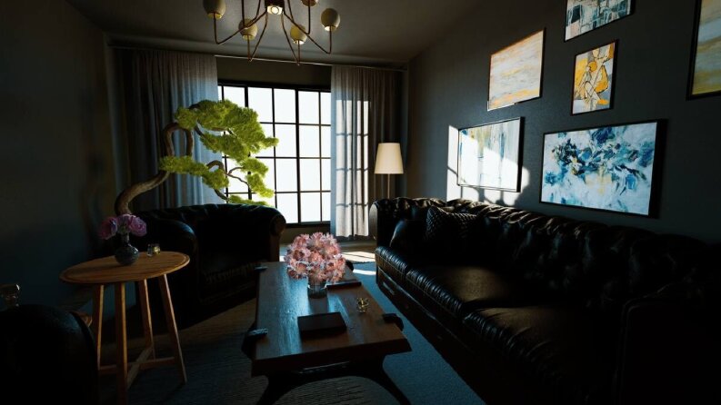 Guest room 3D MODELLLİNG