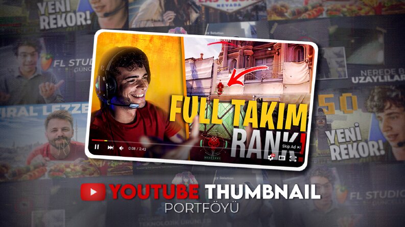 YouTube Thumbnail Portföyü