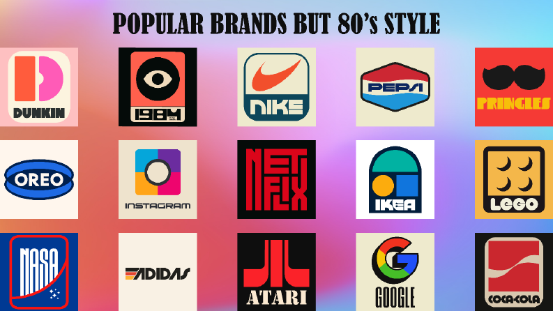 Popüler Markalar Ama 80'ler Tarzı