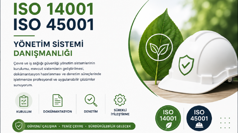 ISO 14001 ve ISO 45001 yönetim sistemi danışmanlığı