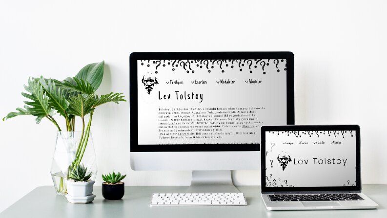Tolstoy Web Sitesi Tasarımı