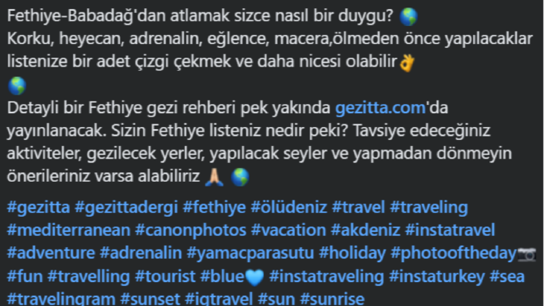 Gezitta.com SEO uyumlu içerik yazarlığı
