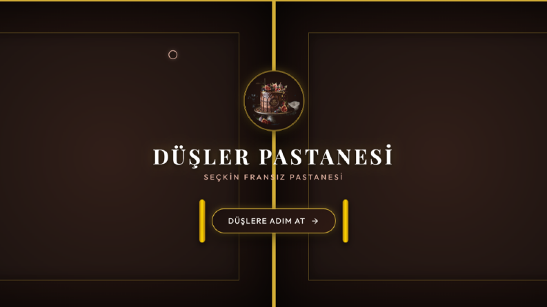 Düşler Pastanesi - İnteraktif Menü ve Web Tasarımı