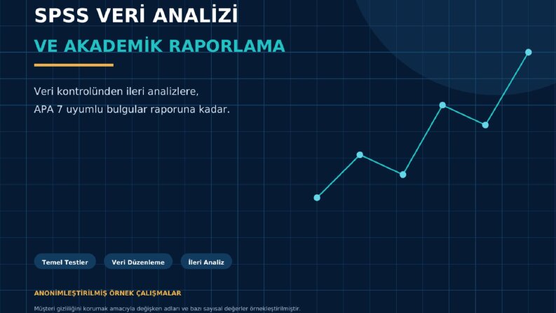 SPSS Veri Analizi ve Akademik Raporlama Portfolyosu