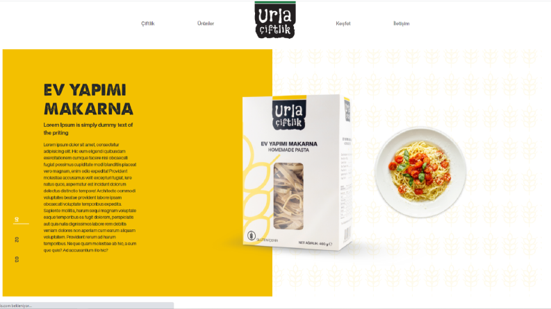 Urla Çiftlik Ai to Html,Css and Js