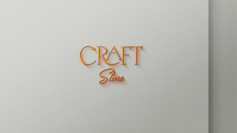Craft Store Logo Tasarım