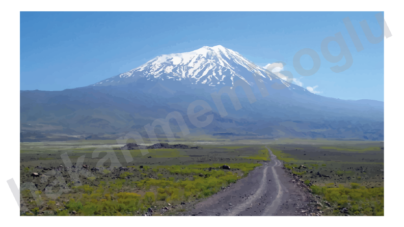 İllüstrasyon Tasarım - Kartpostal Manzaralar