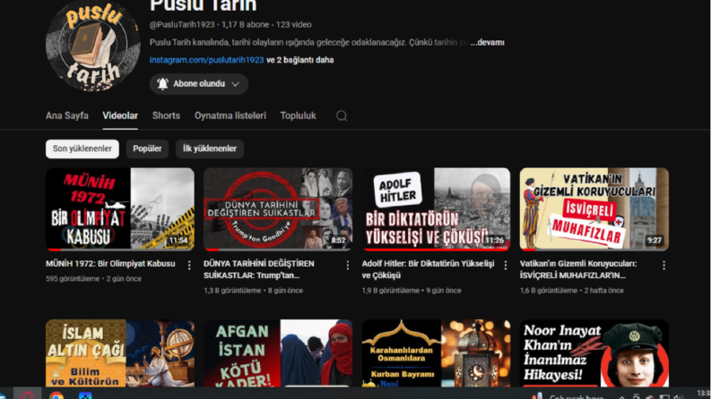 Puslu Tarih Youtube kanalındaki tüm videolar