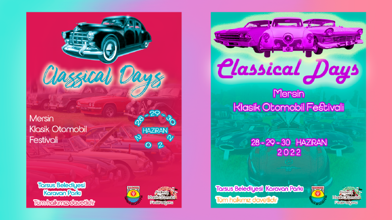 Klasik Otomobil Fuarı Posteri