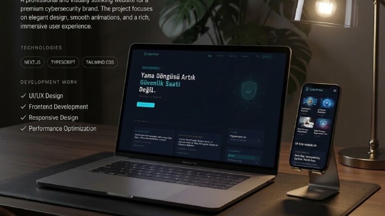 CyberPulse markası için tasarlanan modern haber platformu.
