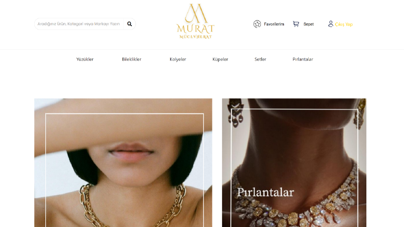 Murat Mücevherat Web Sitesi Çalışması