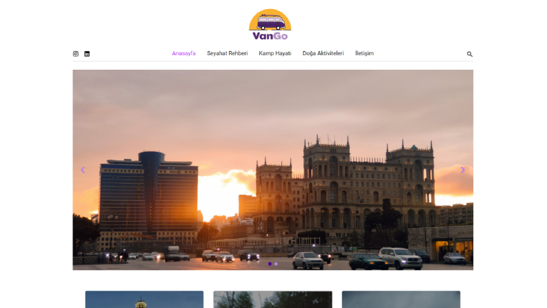 Meansoft ekibi için blog Web Sitesi tasarladım