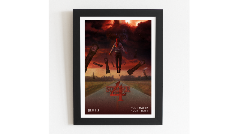 Stranger Things Film Afişi Tasarımı - II