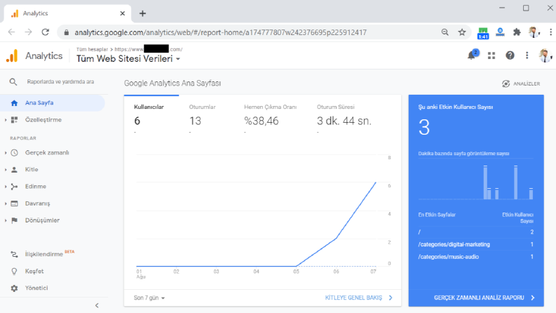 Google Analytics Performans Analizi