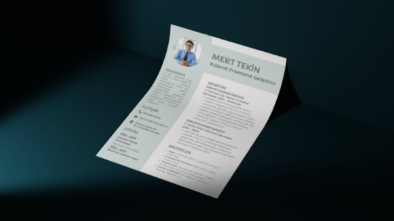Modern & ATS Uyumlu Senior Yazılımcı CV Tasarımı