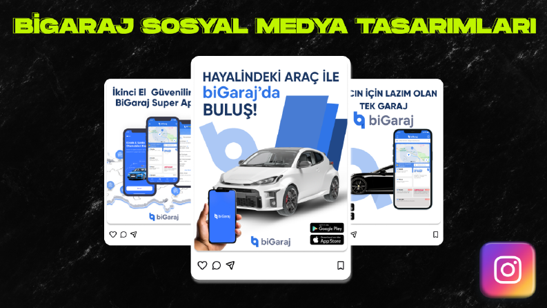 BiGaraj - Post & Banner Tasarımı
