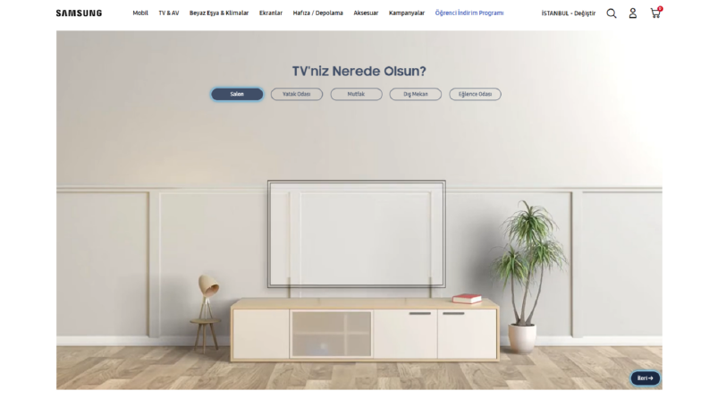 Samsung Tv'ni bul