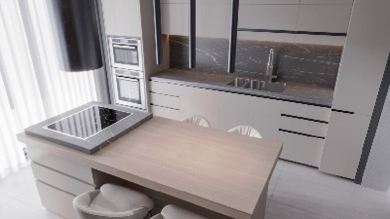 İç mekan modellemesi render