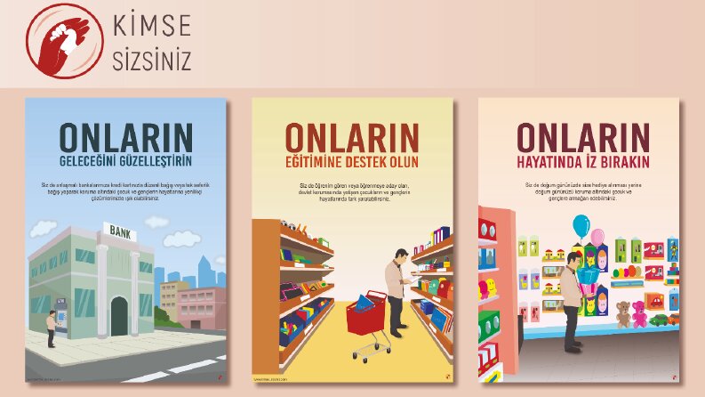Kimse Sizsiniz Bağış Firması Kurumsal Kimlik Tasarımı