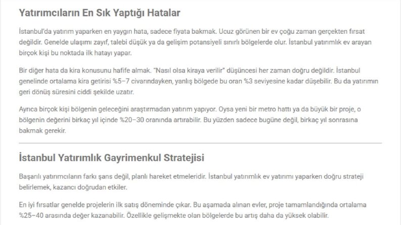Profesyonel SEO Uyumlu Makale