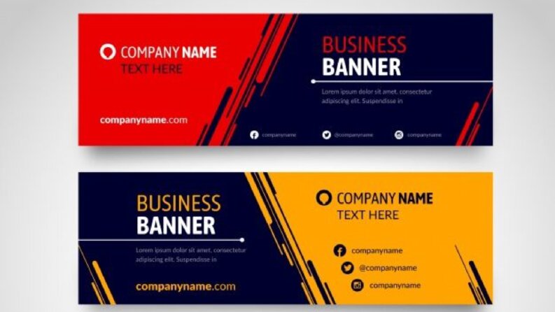 Logo, Banner tasarımları