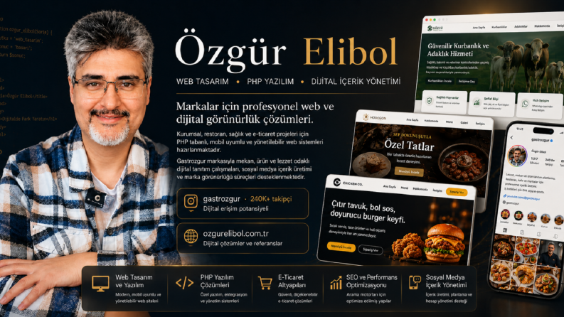 Yönetim Panelli Modern Web Sitesi Tasarımı