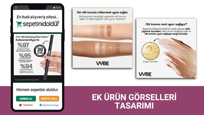 Vybe | Infografik Ürün Görseli Tasarımı