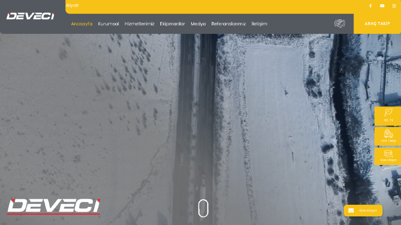 Deveci Nakliyat - Web Tasarım Hizmeti