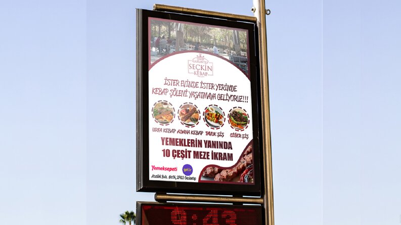 Seçkin Kebap Banner Tasarımı