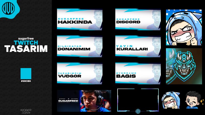 Sugarfree Twitch Tasarımı