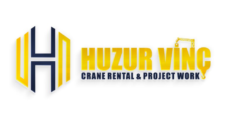 Huzur Vinç logo tasarımı (gerçek iş örn.