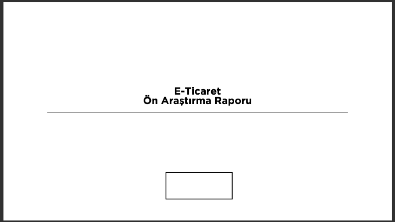 E-Ticaret Ürün Pazar Analizi