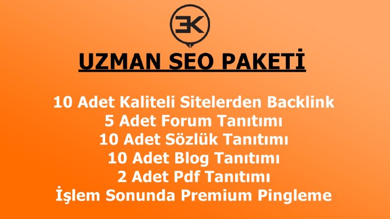 Uzman Seo Paketi