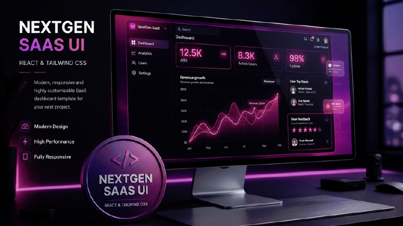 NextGen SaaS - Modern Web Uygulama Arayüzü