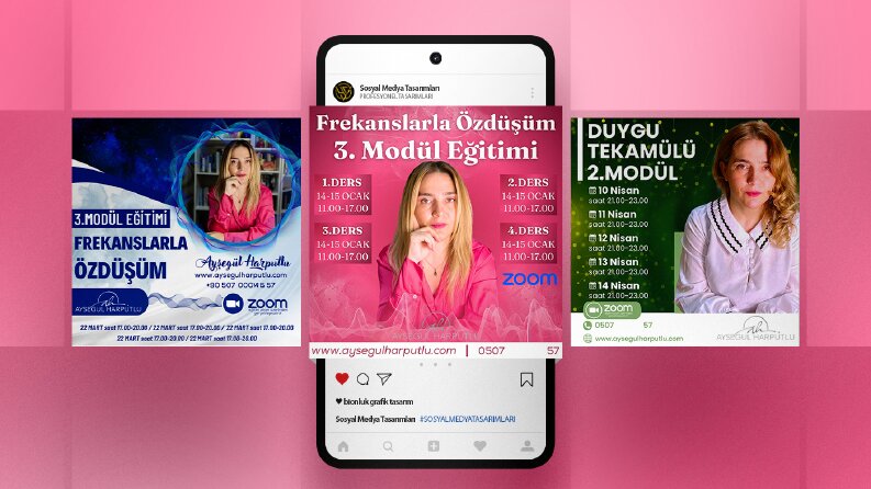 Online Eğitim Sosyal Medya Gönderi Tasarımları