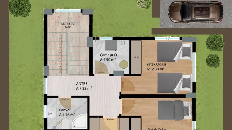 Plan Boyama + Pafta Tasarımı